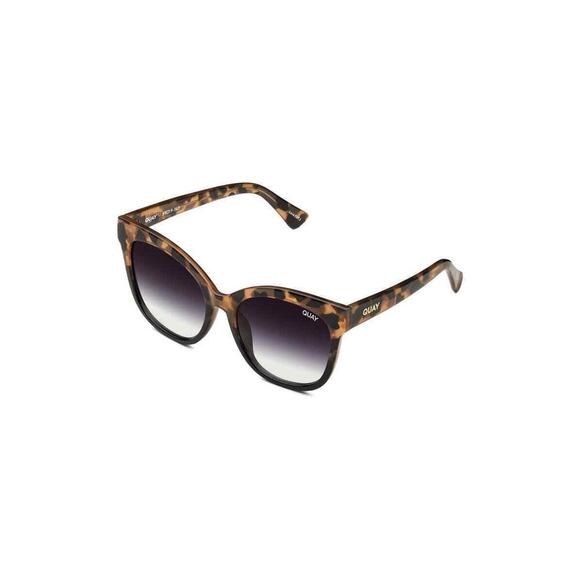 Quay Australia It\'s My Way Oversized Cat Eye Sunglasses Tortoise Black Fade main image 2